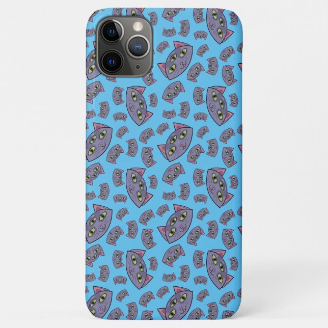 Alien Cat Pattern Case-Mate iPhone Hülle (Rückseite)