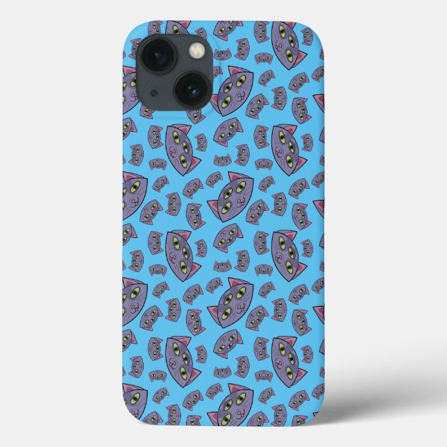 Alien Cat Pattern Case-Mate iPhone Hülle (Rückseite)