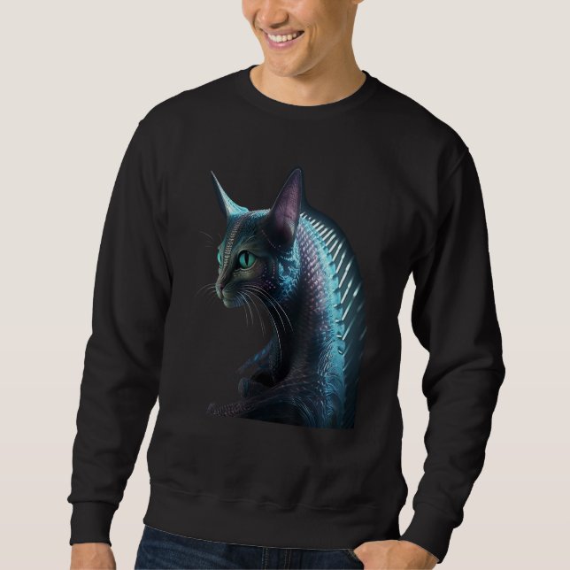 Alien Cat Sweatshirt (Vorderseite)