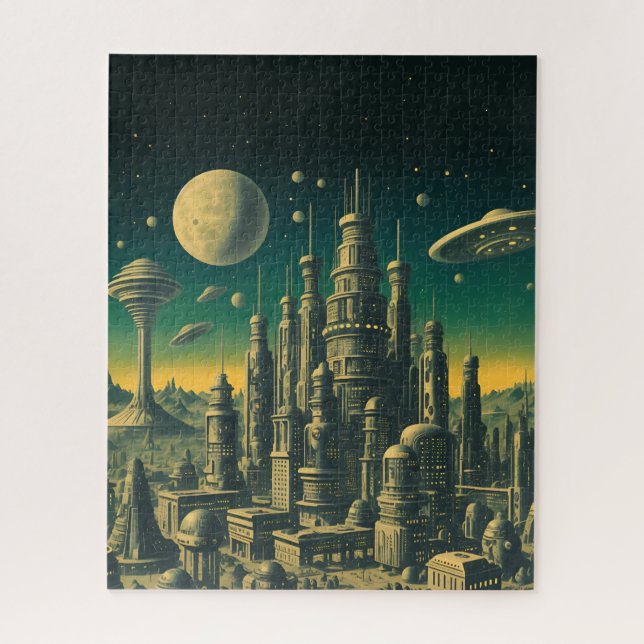 Alien City Puzzle (Vertikal)