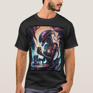 Alien coffee fanart T-Shirt