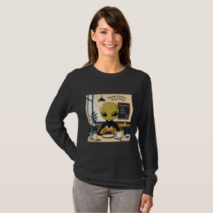 Alien Coffee Good Vibes Langarmshirt T-Shirt