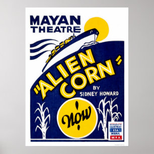 Alien Corn Drama 1938 WPA Poster