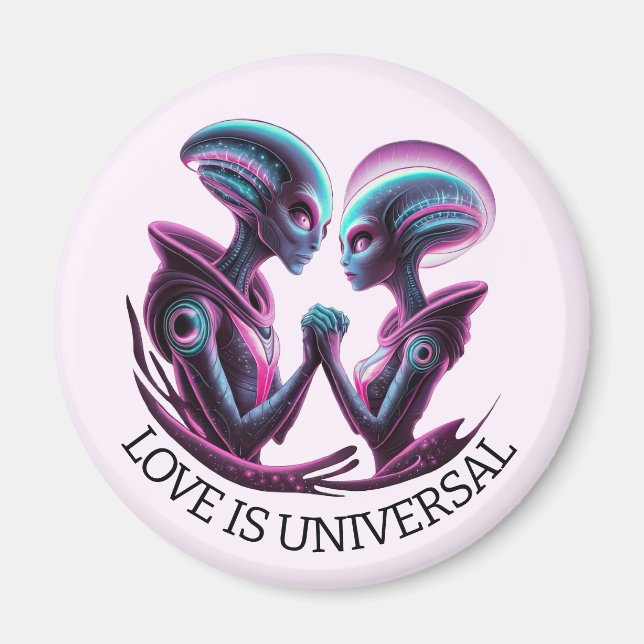 Alien Couple Magnet (Vorne)