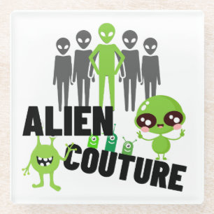 Alien Couture.w Glasuntersetzer
