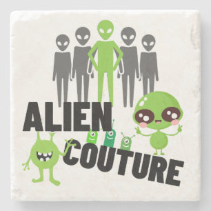 Alien Couture.w Steinuntersetzer
