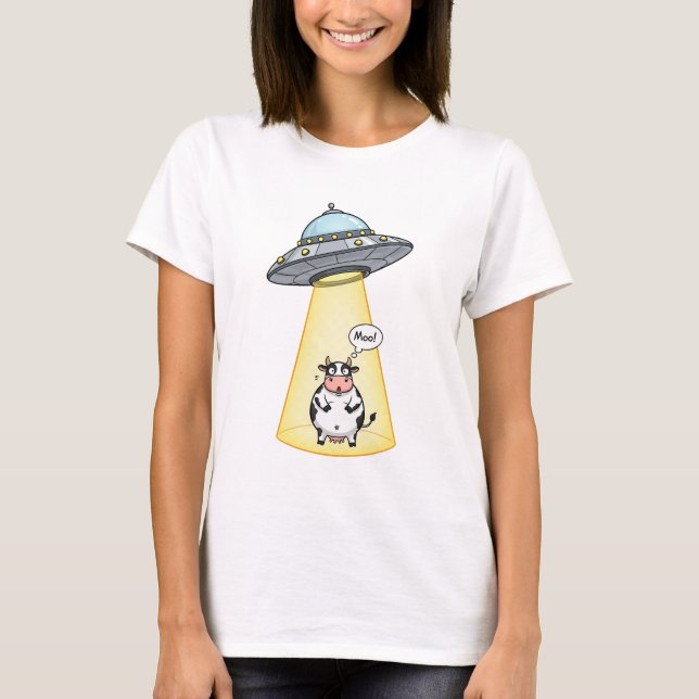 Alien Cow Encounter T-Shirt (Vorderseite)