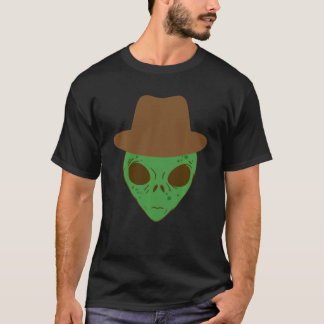 Alien Cowboy Extraterrestrial Cowboy Funny Rodeo T-Shirt