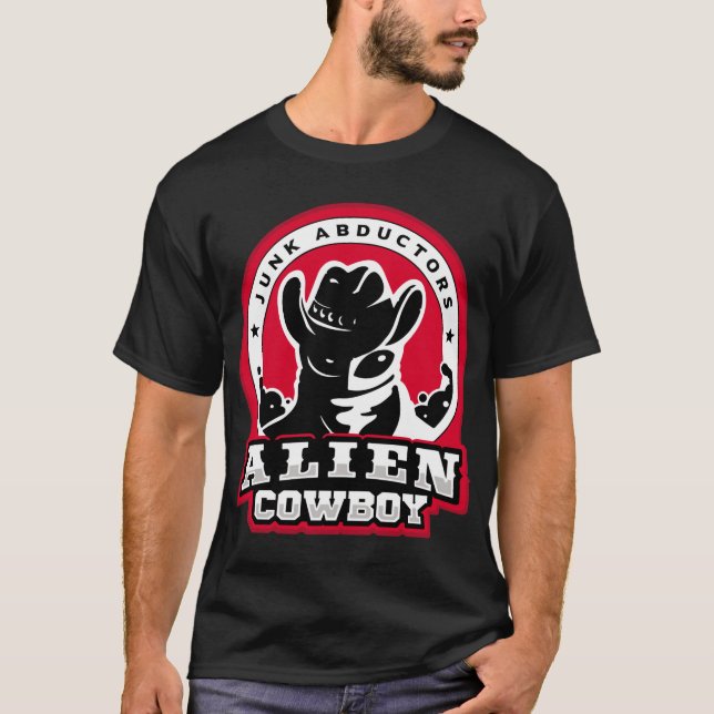 Alien-Cowboy T-Shirt (Vorderseite)