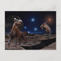 Alien Creature Planet Beängstigend