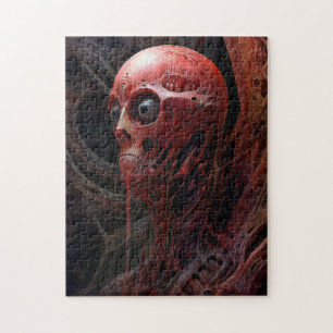 Alien Creature Sci-fi Horror Art Puzzle