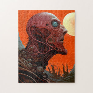 Alien Creature Sci-fi Horror Art Puzzle