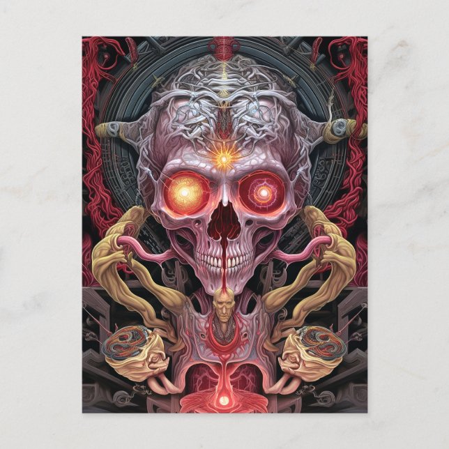 Alien Creature Surreal Horror Art Postkarte (Vorderseite)