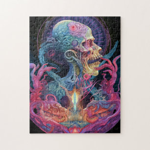Alien Creature Surreal Horror Art Puzzle