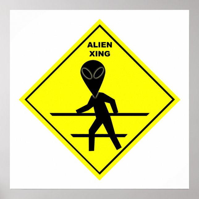 Alien Crossing Poster (Vorne)
