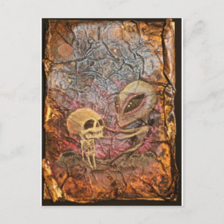 Alien Danse Macabre Postkarte