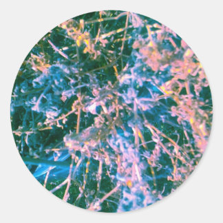 Alien Dark Sci-fi-Virus Runder Aufkleber