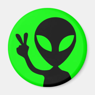 Alien der Friedenssicherung Magnet