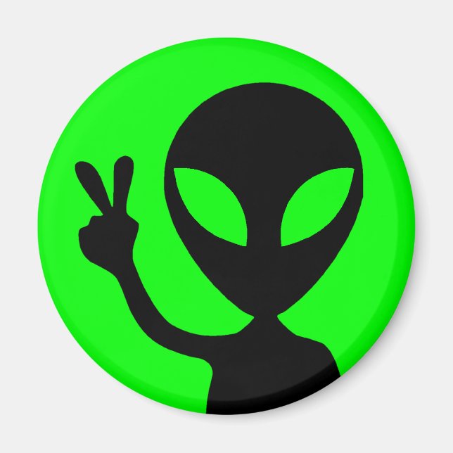 Alien der Friedenssicherung Magnet (Vorne)