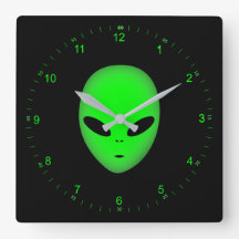 Alien der Uhr