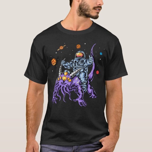 Alien des Astronauten T-Shirt (Vorderseite)