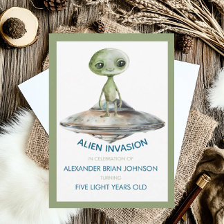 Alien des benutzerdefinierten Zeitalters Invasion  Einladung