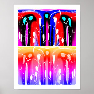 Alien Dimensionen dekorative Kunst Poster