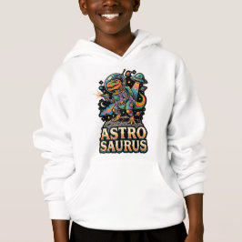 Alien Dinosaur Astro Saurus: Retro Astronaut Weltr Hoodie