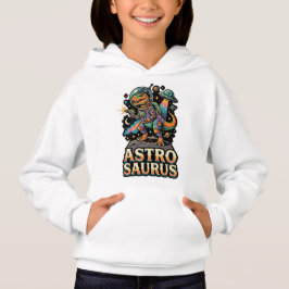 Alien Dinosaur Astro Saurus: Retro Astronaut Weltr Hoodie