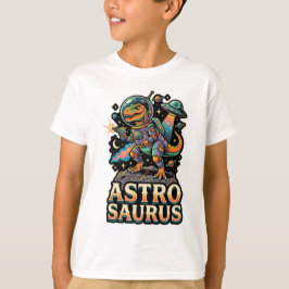 Alien Dinosaur Astro Saurus: Retro Astronaut Weltr T-Shirt