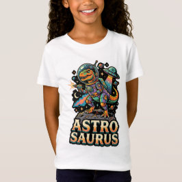 Alien Dinosaur Astro Saurus: Retro Astronaut Weltr T-Shirt