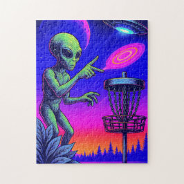 Alien Disk Golf Puzzle