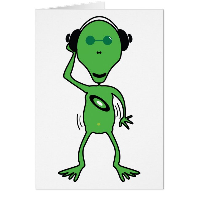 Alien DJ kardieren (Vorne)