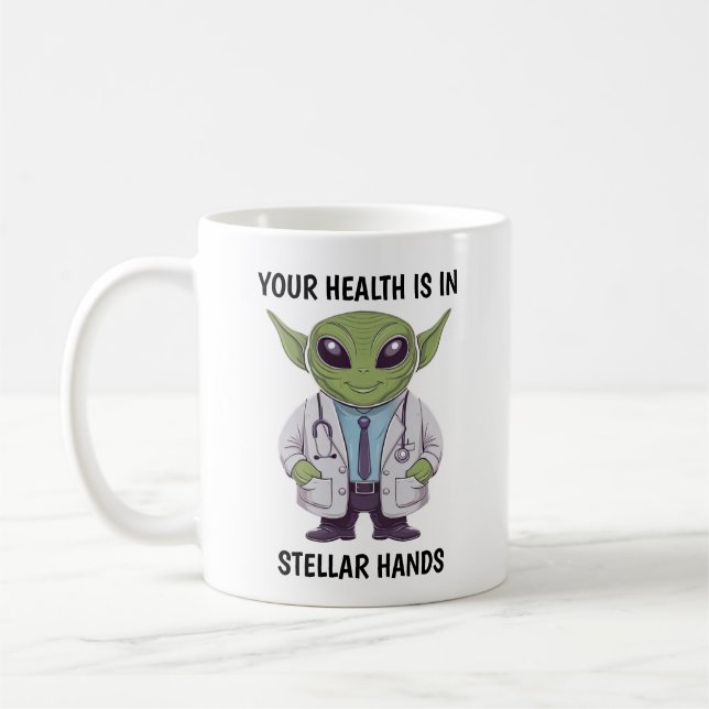 Alien Doctor Kaffeetasse (Links)