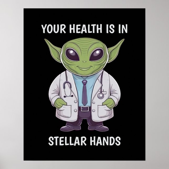 Alien Doctor Poster (Vorne)