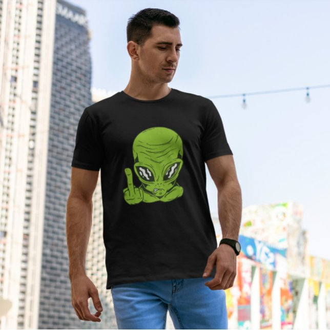 Alien Drehe ab T-Shirt (Von Creator hochgeladen)