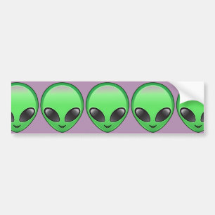 Alien Eemoji Autoaufkleber