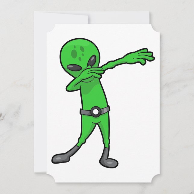 Alien Einladung (Vorderseite)