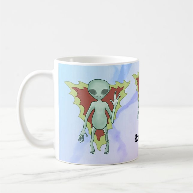 Alien Eins Kaffeetasse (Links)