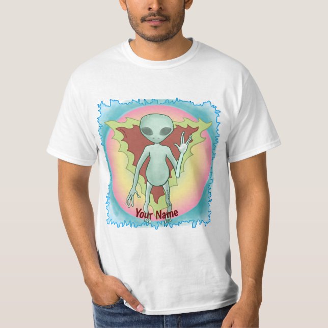 Alien Eins  T-Shirt (Vorderseite)