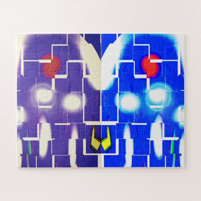 Alien-Eisschutzhüttenkunst Puzzle (Horizontal)