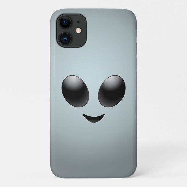 Alien Emoji  Case-Mate iPhone Hülle (Rückseite)