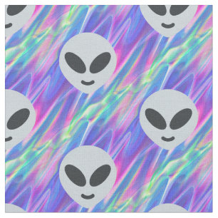 Alien Emoji Stoff