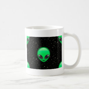 Alien-Emojis Kaffeetasse