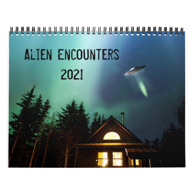 Alien Encounter 2021 Kalender (Titelbild)