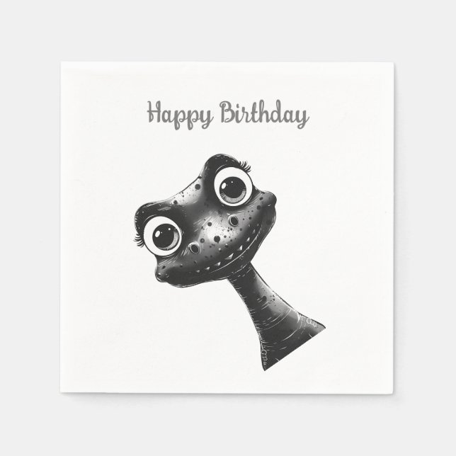 Alien Encounter Napkins Serviette (Vorderseite)