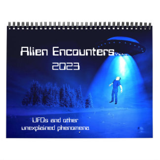 Alien Encounters 2023 Calendar Kalender