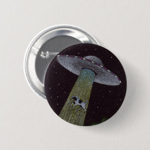 Alien Entführung Button
