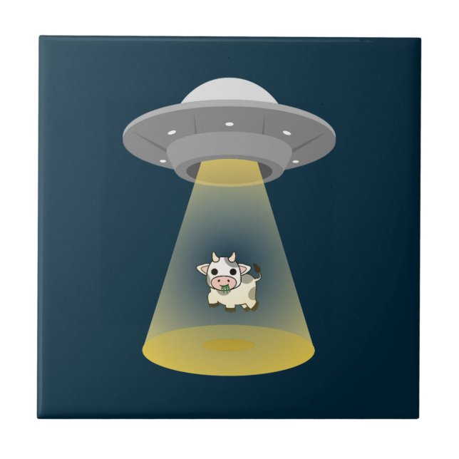 Alien Entführung Fliese (Vorderseite)