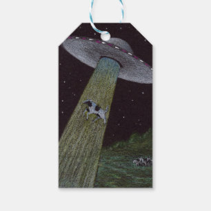 Alien Entführung Geschenkanhänger